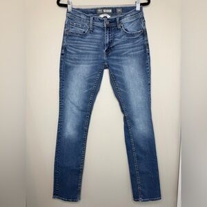 BKE Mason Taper Jeans Men’s 29L Dark Wash Blue Stretch Denim